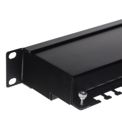 Patch panel 19'' Netrack 24-porty kat. 5e FTP, z półką | PartsPC.pl