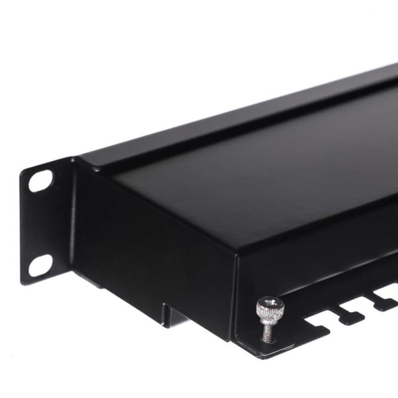 Patch panel 19'' Netrack 24-porty kat. 5e FTP, z półką | PartsPC.pl