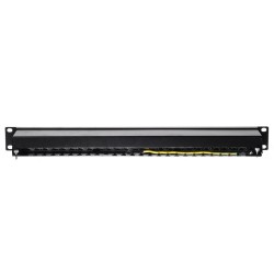 Patch panel 19'' Netrack 24-porty kat. 6 FTP, z półką | PartsPC.pl