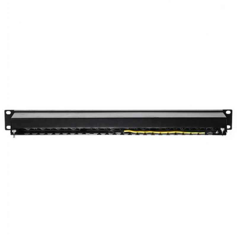 Patch panel 19'' Netrack 24-porty kat. 6 FTP, z półką | PartsPC.pl