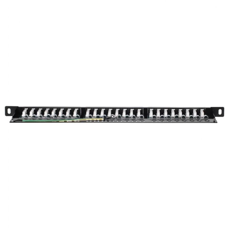 Patch panel 19'' Netrack 24-porty kat. 6 UTP, 0,5U z półką… | PartsPC.pl