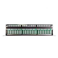 Patch panel 19'' Netrack 24-porty kat. 5e FTP, 0,5U z półką… | PartsPC.pl