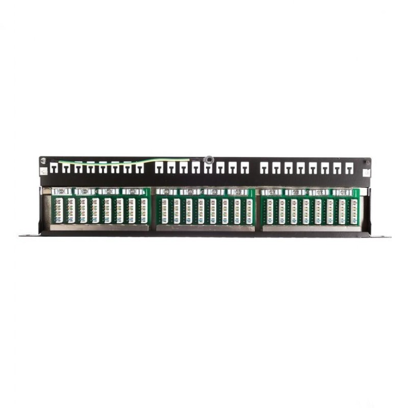 Patch panel 19'' Netrack 24-porty kat. 6 FTP, 0,5U z półką… | PartsPC.pl