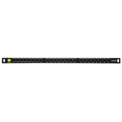 Patch panel 19'' Netrack 24-porty kat. 5e UTP, 0,5U/1U z pół… | PartsPC.pl
