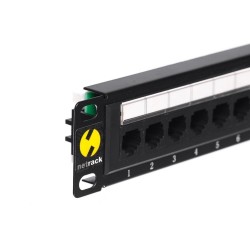Patch panel 10'' Netrack 12-portów kat. 5e UTP | PartsPC.pl