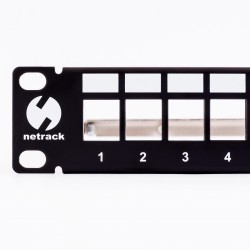 Patch panel keystone 10" 12-porty, UTP Netrack | PartsPC.pl