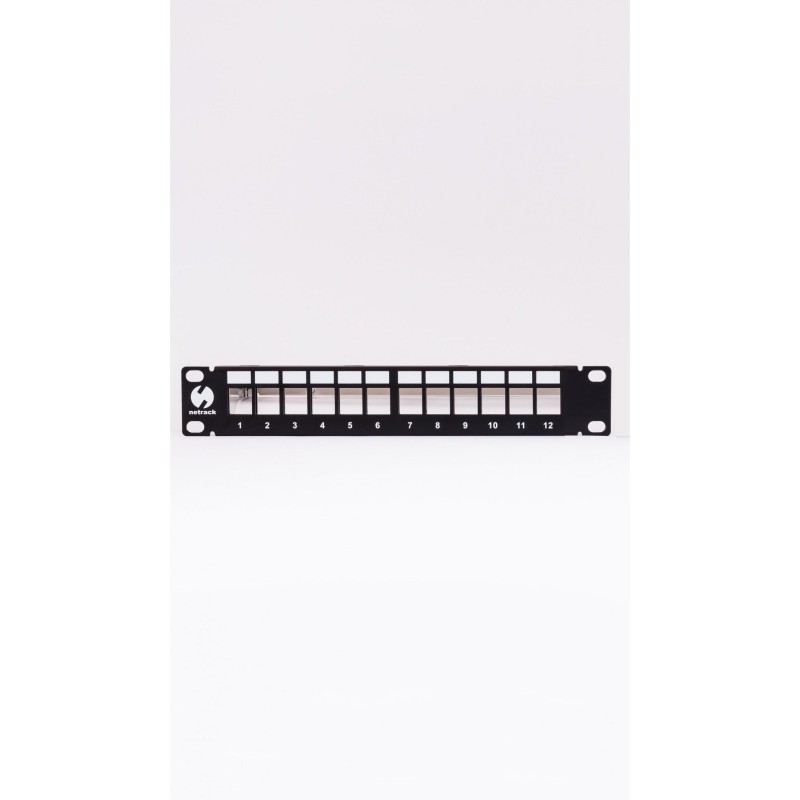 Patch panel keystone 10" 12-porty, UTP Netrack | PartsPC.pl