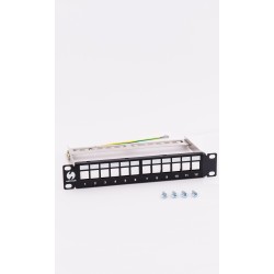 Patch panel keystone 10" 12-porty, FTP Netrack | PartsPC.pl