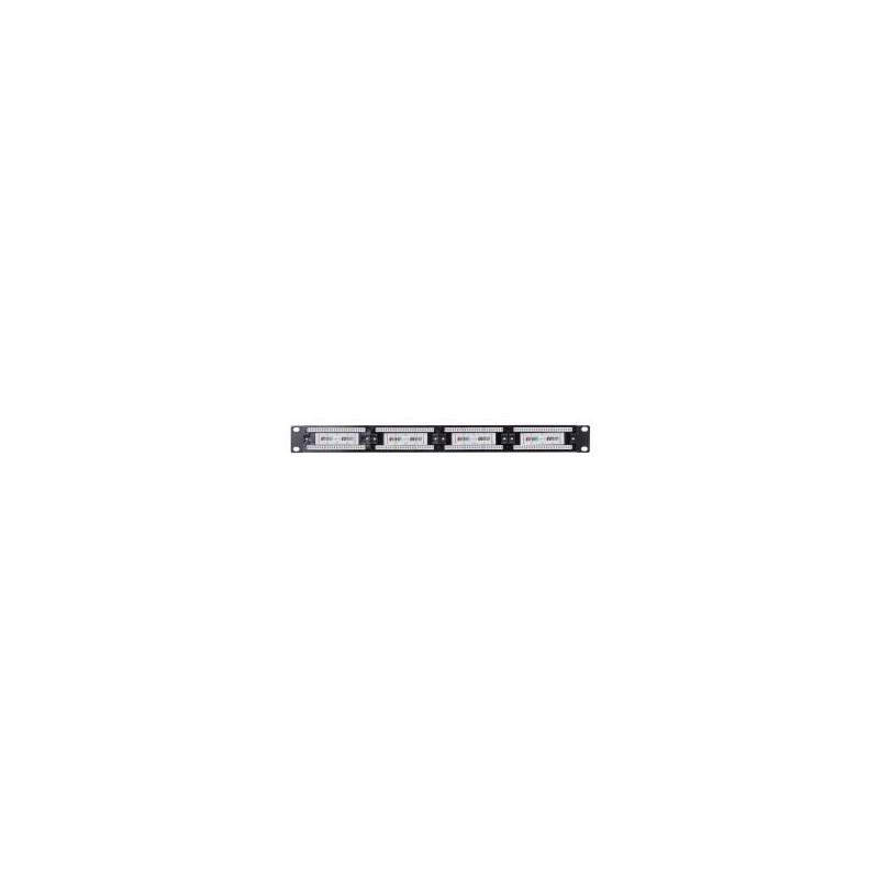 Patch panel RACK 19" 1U, 24 porty kat. 5e UTP, Netrack, czar… | PartsPC.pl