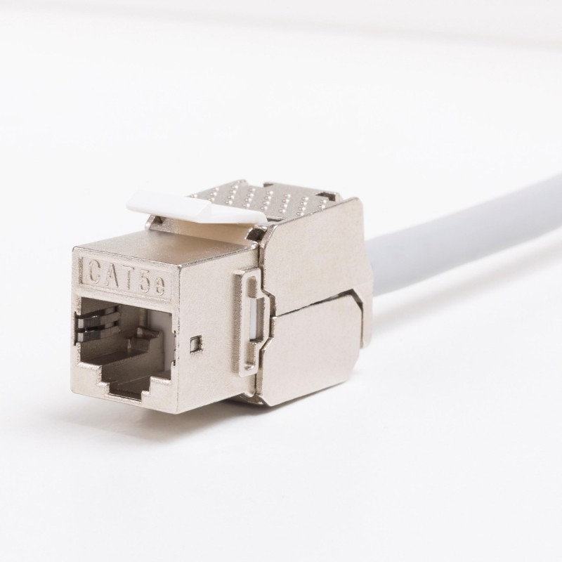 Moduł keystone Jack RJ45 kat. 5e FTP, beznarzędziowy Netrack… | PartsPC.pl