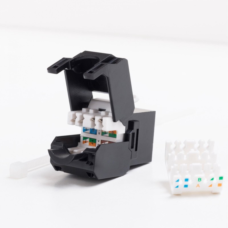 Moduł keystone Jack RJ45 kat. 5e UTP, beznarzędziowy Netrack… | PartsPC.pl