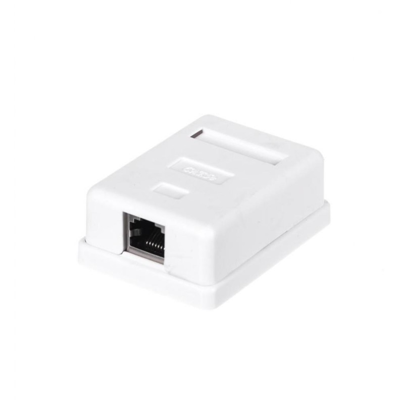 Gniazdo natynkowe kompletne 1xRJ45 8p8c FTP Cat5e LSA Netrac… | PartsPC.pl