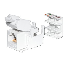 Moduł keystone Jack RJ45 kat. 5e UTP, beznarzędziowy Netrack… | PartsPC.pl