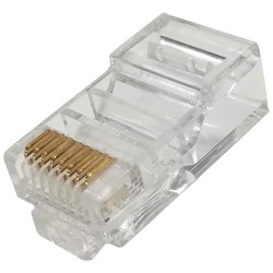 Wtyk RJ45 UTP kat. 5e, drut, Netrack, przelotowy (100 szt)… | PartsPC.pl