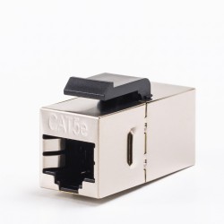 Łącznik przewodów RJ45-RJ45, kat. 5e STP Netrack | PartsPC.pl