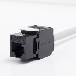 Moduł keystone Jack RJ45 kat. 6 UTP, beznarzędziowy Netrack… | PartsPC.pl