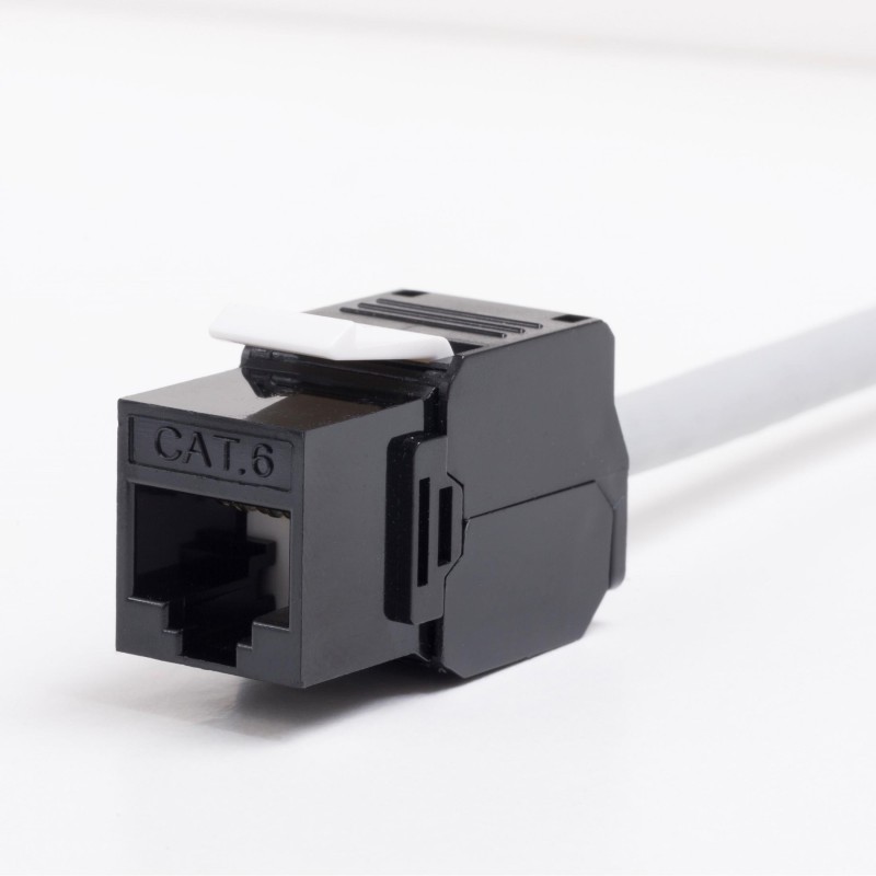 Moduł keystone Jack RJ45 kat. 6 UTP, beznarzędziowy Netrack… | PartsPC.pl