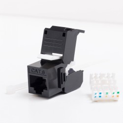 Moduł keystone Jack RJ45 kat. 6 UTP, beznarzędziowy Netrack… | PartsPC.pl