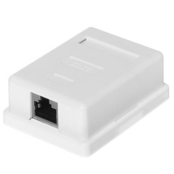 Gniazdo kompletne natynkowe 1 x RJ45 8p8c FTP kat. 6 LSA Net… | PartsPC.pl