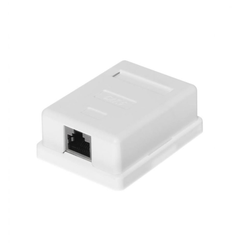 Gniazdo kompletne natynkowe 1 x RJ45 8p8c FTP kat. 6 LSA Net… | PartsPC.pl