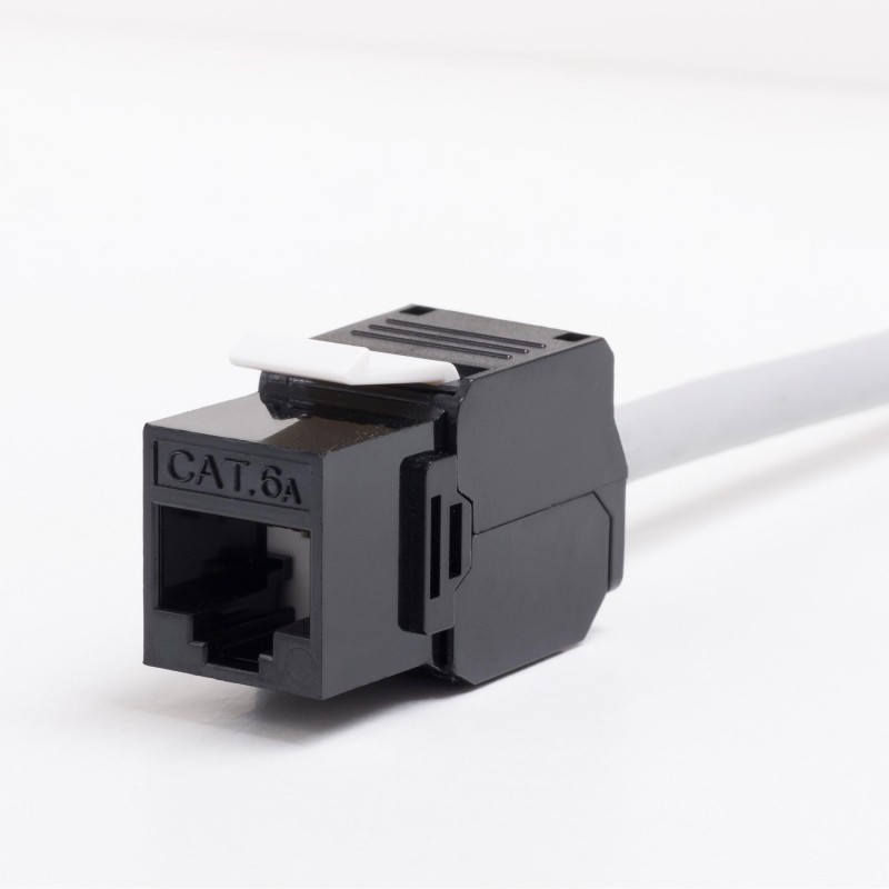 Moduł keystone Jack RJ45 kat. 6A UTP, beznarzędziowy Netrack… | PartsPC.pl
