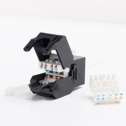 Moduł keystone Jack RJ45 kat. 6A UTP, beznarzędziowy Netrack… | PartsPC.pl