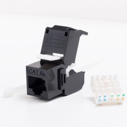 Moduł keystone Jack RJ45 kat. 6A UTP, beznarzędziowy Netrack… | PartsPC.pl