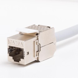 Moduł keystone Jack RJ45 kat. 6A FTP, beznarzędziowy Netrack… | PartsPC.pl