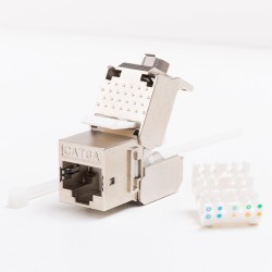 Moduł keystone Jack RJ45 kat. 6A FTP, beznarzędziowy Netrack… | PartsPC.pl
