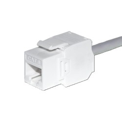 Moduł keystone Jack RJ45 kat. 6 UTP, beznarzędziowy, biały N… | PartsPC.pl