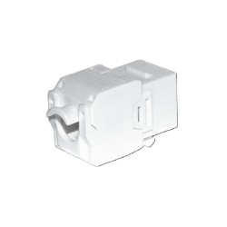 Moduł keystone Jack RJ45 kat. 6 UTP, beznarzędziowy, biały N… | PartsPC.pl