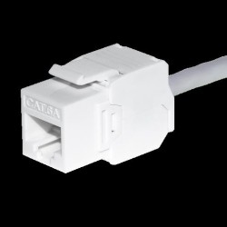 Moduł keystone Jack RJ45 kat. 6A UTP, beznarzędziowy, biały … | PartsPC.pl