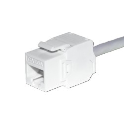 Moduł keystone Jack RJ45 kat. 6A UTP, beznarzędziowy, biały … | PartsPC.pl