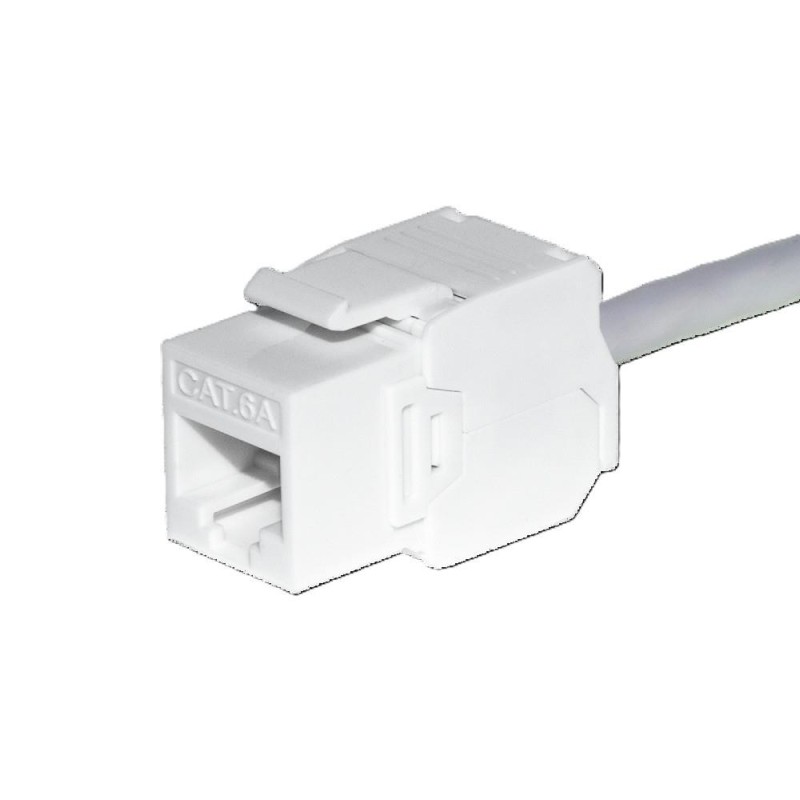 Moduł keystone Jack RJ45 kat. 6A UTP, beznarzędziowy, biały … | PartsPC.pl