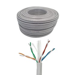 Kabel sieciowy skrętka LAN Netrack cat 6 UTP, szary, 305m , … | PartsPC.pl