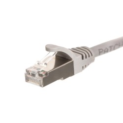 Patchcord RJ45, kat. 6 FTP F/UTP, 10m, Netrack, szary | PartsPC.pl