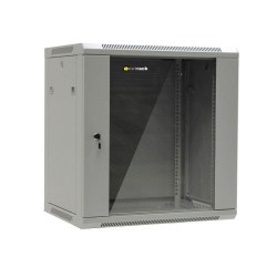 Szafa wisząca 19" Netrack, 12U/600x450mm - szary, drzwi szkl… | PartsPC.pl
