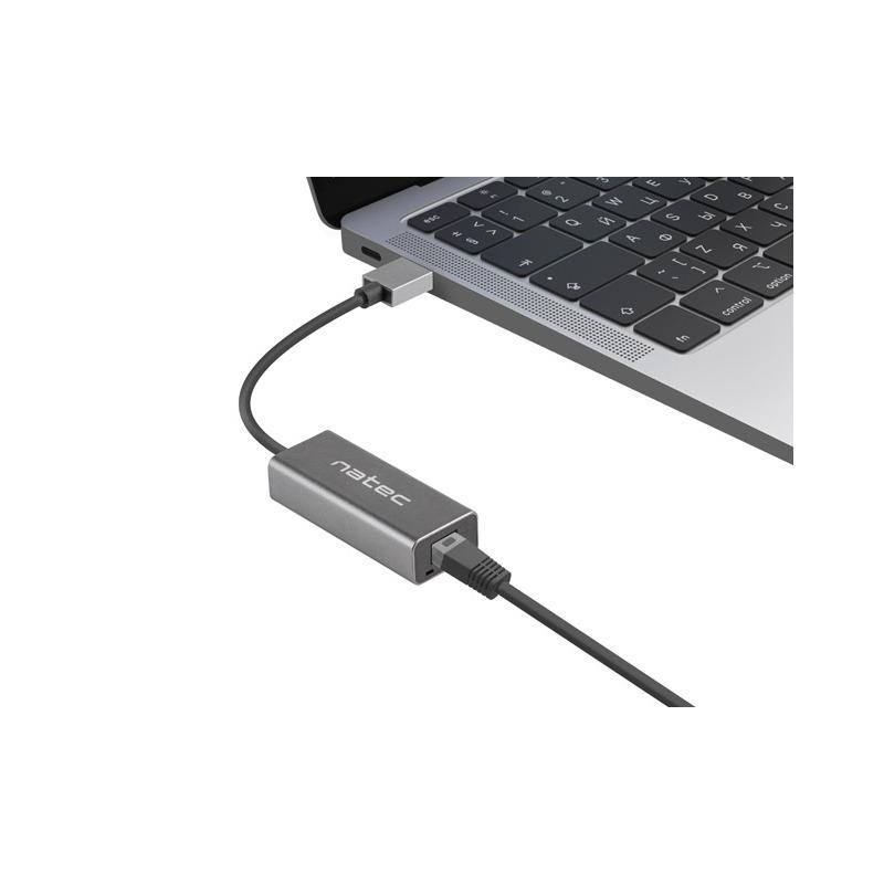 Karta sieciowa Natec Cricket USB 3.0 - RJ-45 1Gb na kablu | PartsPC.pl