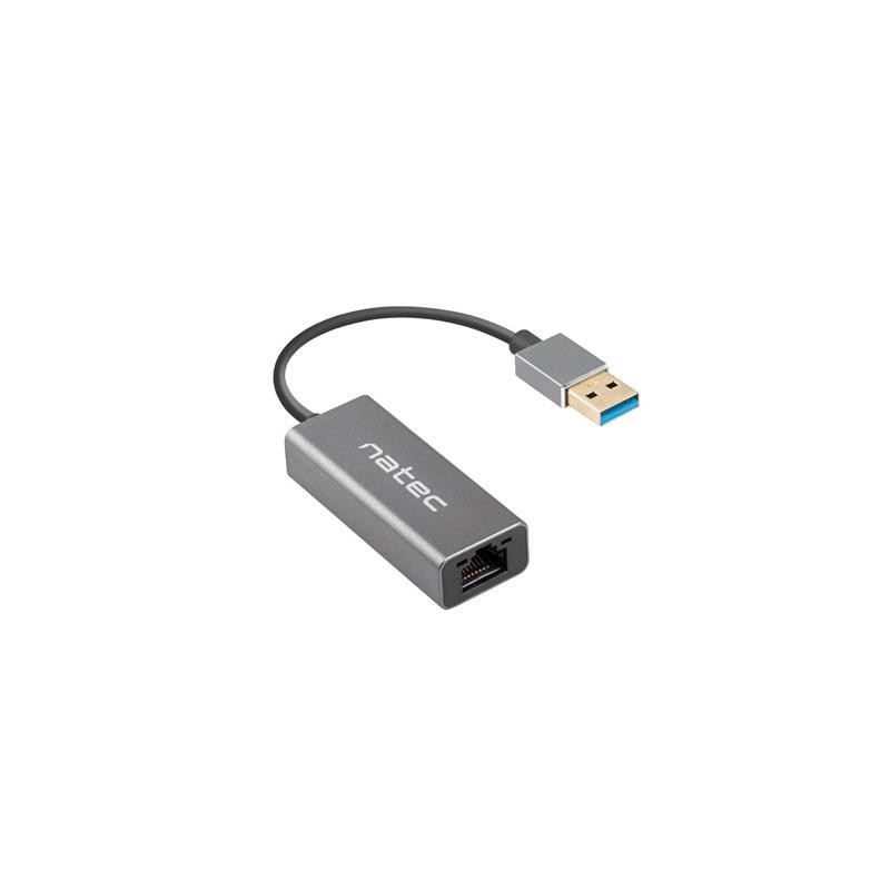Karta sieciowa Natec Cricket USB 3.0 - RJ-45 1Gb na kablu | PartsPC.pl