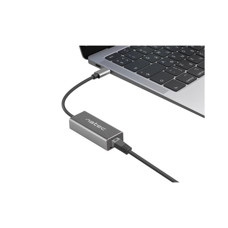 Karta sieciowa Natec Cricket USB-C 3.1 - RJ-45 1Gb na kablu… | PartsPC.pl