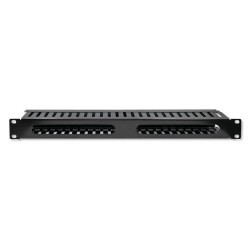 Organizer kabli QOLTEC do szaf RACK 19" | 24 porty | 1U | PartsPC.pl