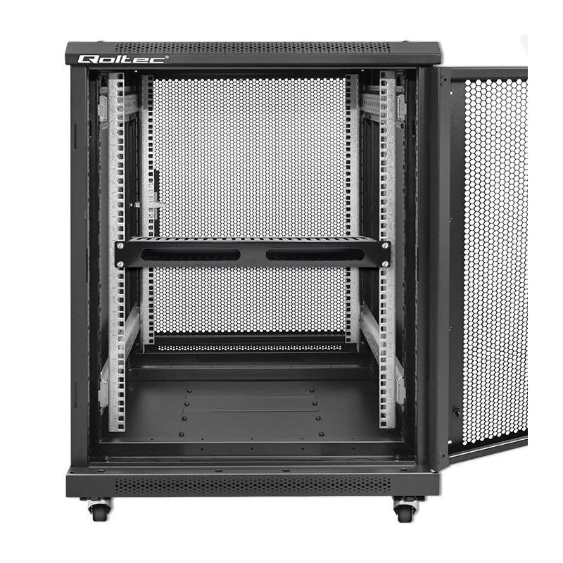 Organizer kabli QOLTEC do szaf RACK 19" | 24 porty | 1U | PartsPC.pl