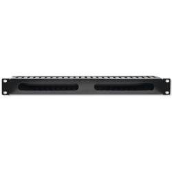 Organizer kabli QOLTEC do szaf RACK 19" | 24 porty | 1U | PartsPC.pl