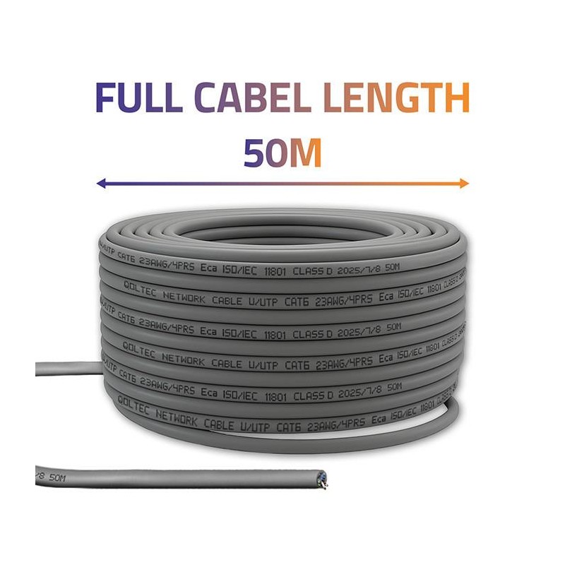 Kabel sieciowy Qoltec Patchcord skrętka UTP | Miedziany Cu |… | PartsPC.pl