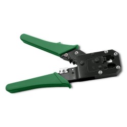 Zaciskarka Qoltec modułowa do cięcia i zaciskania kabli Ethernet 8P 6P 4P