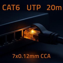 Kabel Patchcord Qoltec UTP | CAT6 | 2 x RJ-45 | High speed 1… | PartsPC.pl