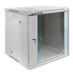 Szafa RACK Qoltec 19" | 12U | 600x635x450 | Szara | Wisząca… | PartsPC.pl
