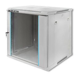 Szafa RACK Qoltec 19" | 12U | 600x635x450 | Szara | Wisząca… | PartsPC.pl