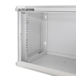 Szafa RACK Qoltec 19" | 9U | 600x600x500 | Szara | Wisząca… | PartsPC.pl