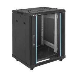 Szafa RACK Qoltec 19" | 15U | 600x600x855 | Stalowa obudowa… | PartsPC.pl